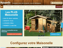 Tablet Screenshot of maisonelle.com